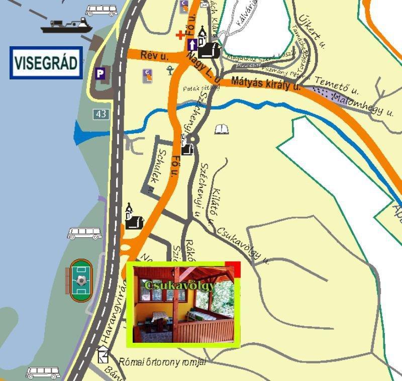 Csukavoelgyi Apartman Visegrád Exteriér fotografie